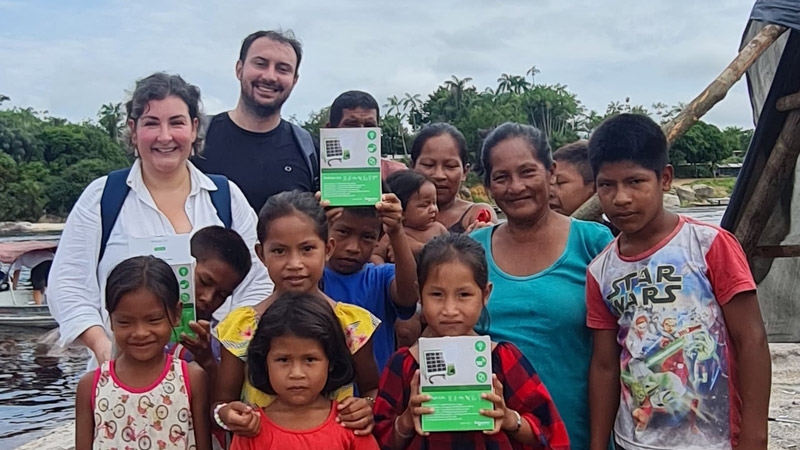 group of impact maker agents with kids