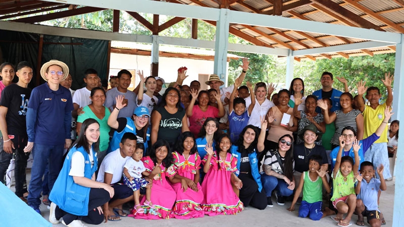 group of people posing for a picture