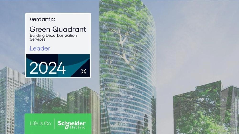 Schneider Electric é reconhecida como líder em consultoria para descarbonização de edifícios