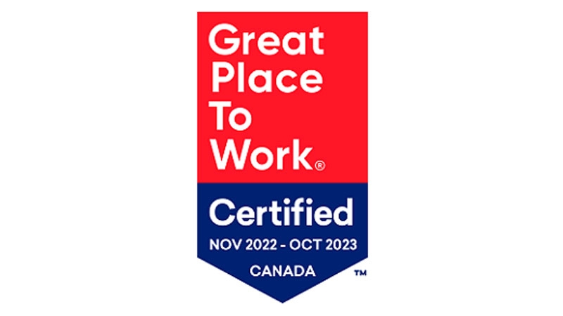 Great Place to Work Badge CA English