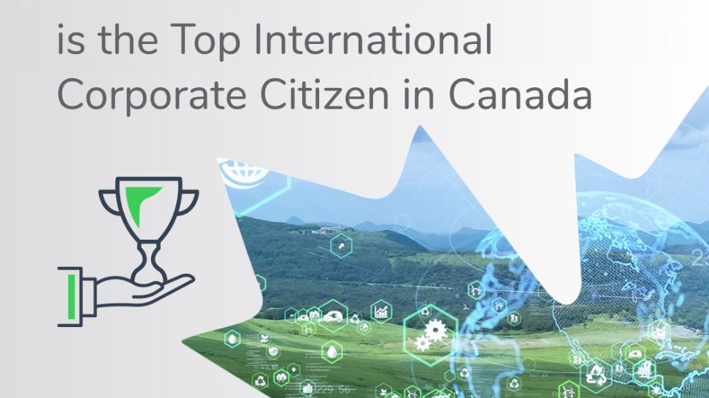Schneider Electric is the Top International Corporate Citizen in Canada