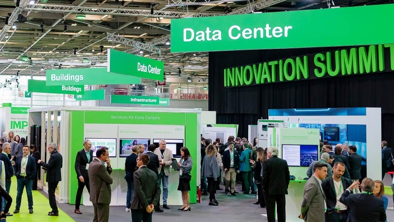 A group of people in a room data center