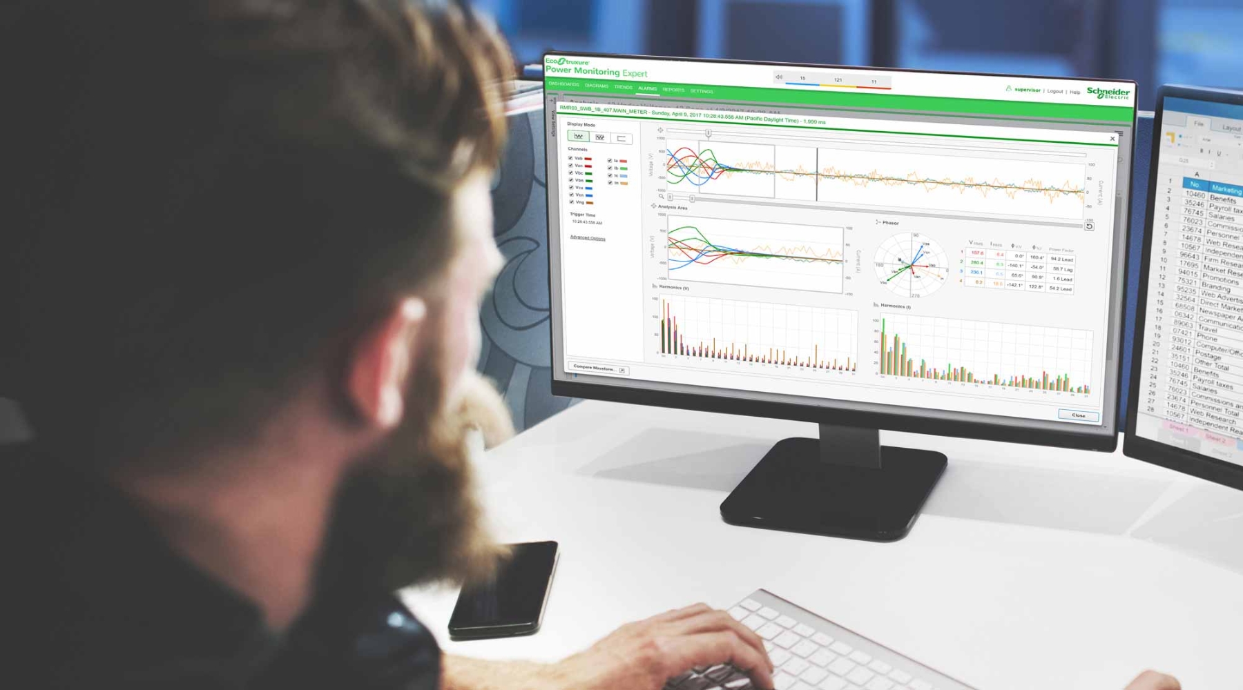 Logiciel de monitoring énergétique EcoStruxure™ Power Monitoring Expert