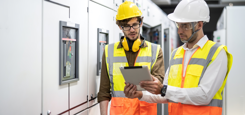 Switchgear electrical energy distribution at substation room