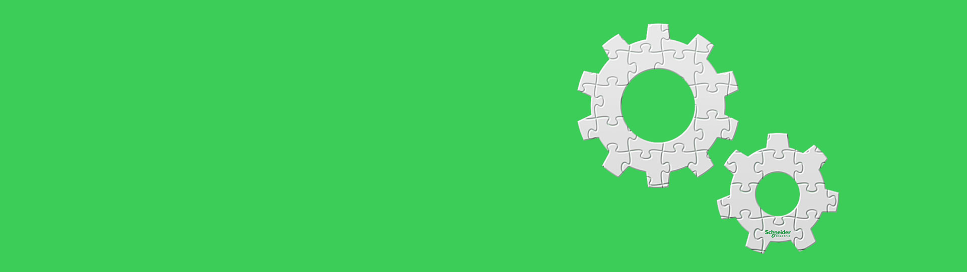 Gear icon on green background