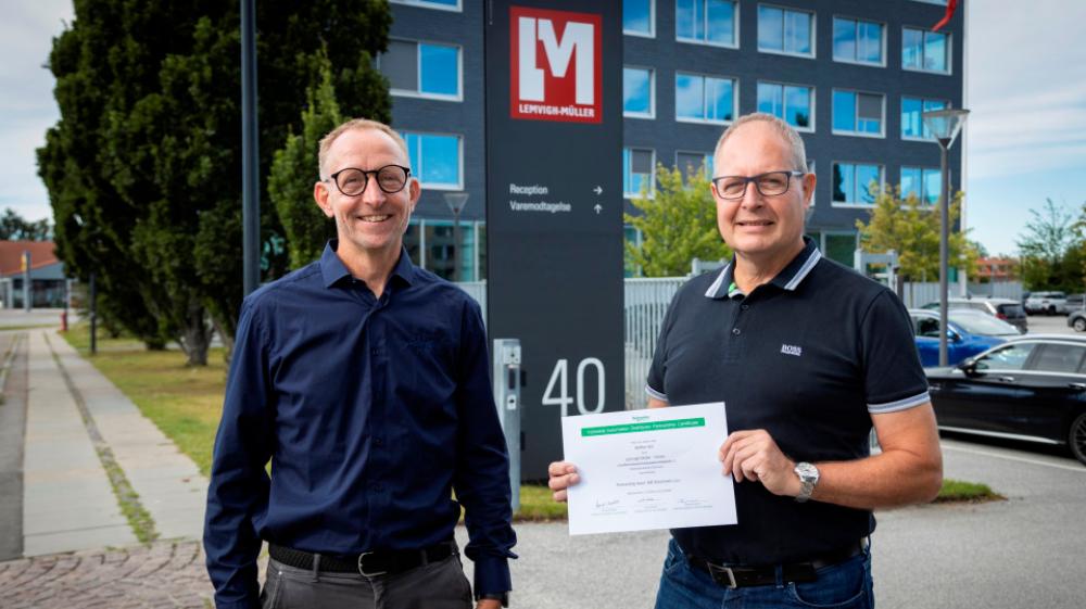 Tekniker fra Lemvigh-Müller får eftertragtet certificering fra Schneider Electric