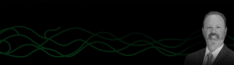 A green lines on a black background