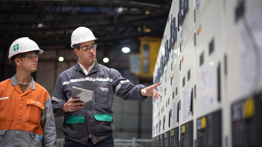 Services technician supports the condition-based maintenance of the facility