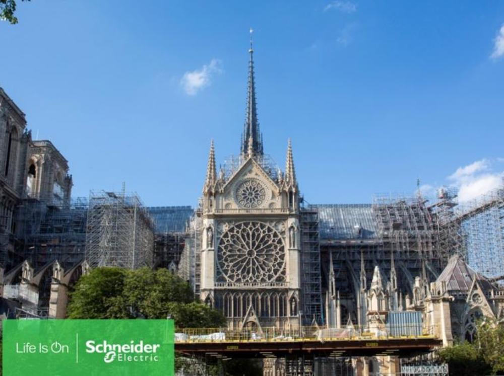 Schneider Electric has contributed to restoring Notre Dame Cathedral in Paris-Image.jpg