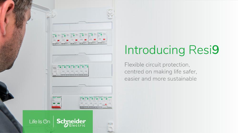 Schneider Electric launches their latest residential circuit protection system, Resi9