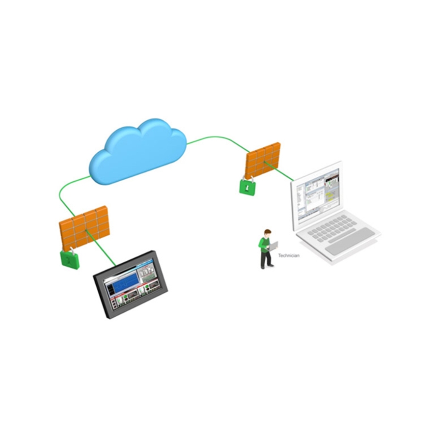 illustration of cloud computing