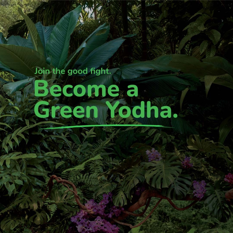 green yodha banner