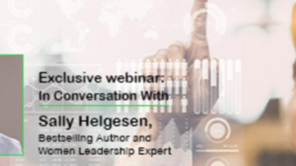 Schneider Electric to Host Exclusive Webinar with renowned Author and Leadership Coach Sally Helgesen