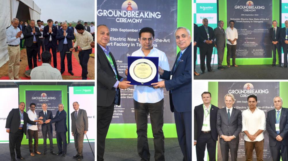 Schneider Electric Lays Foundation of its new state-of-the-art Smart Factory in Telangana