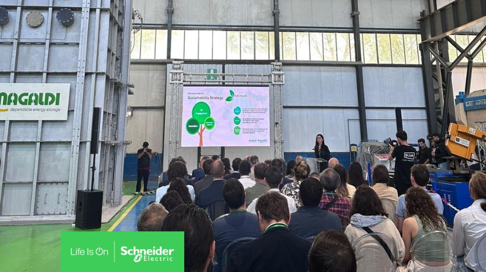 Le tecnologie per la gestione e l’automazione dell’energia di Schneider Electric supportano Magaldi nel progetto MGTES – Magaldi Green Thermal Energy Storage