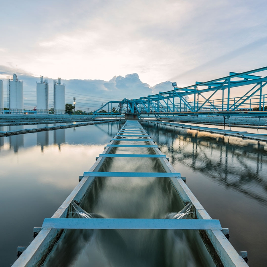 industry beside water