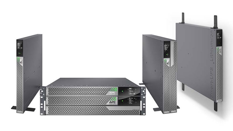 The Smart-UPS Ultra range of products including a 1U 3kW UPS, 2U 5kW UPS and the flexible mounting options