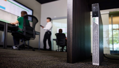 Smart-UPS Ultra 3kW Lithium-ion UPS mounted under a desk in a Network operations center NOC