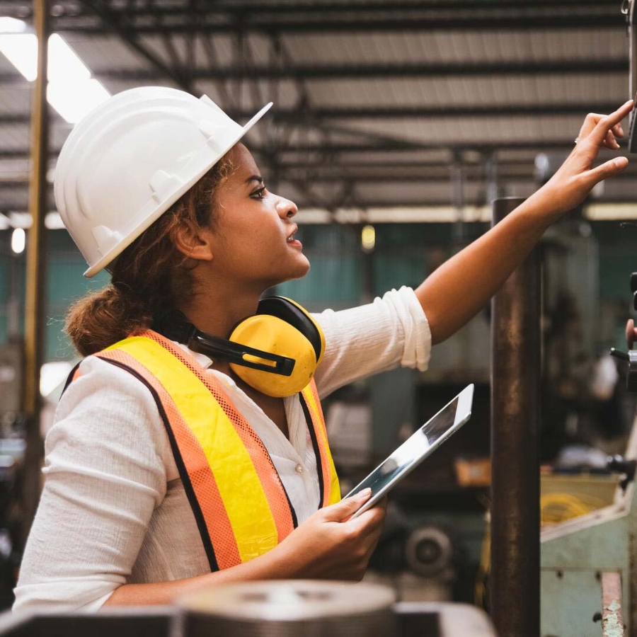 Female Employee in factory