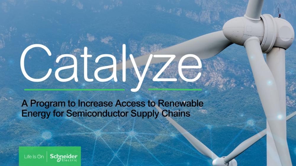 Schneider Electric Partners with Intel and Applied Materials to Help Decarbonise the Semiconductor Value Chain  with New Catalyze Programme