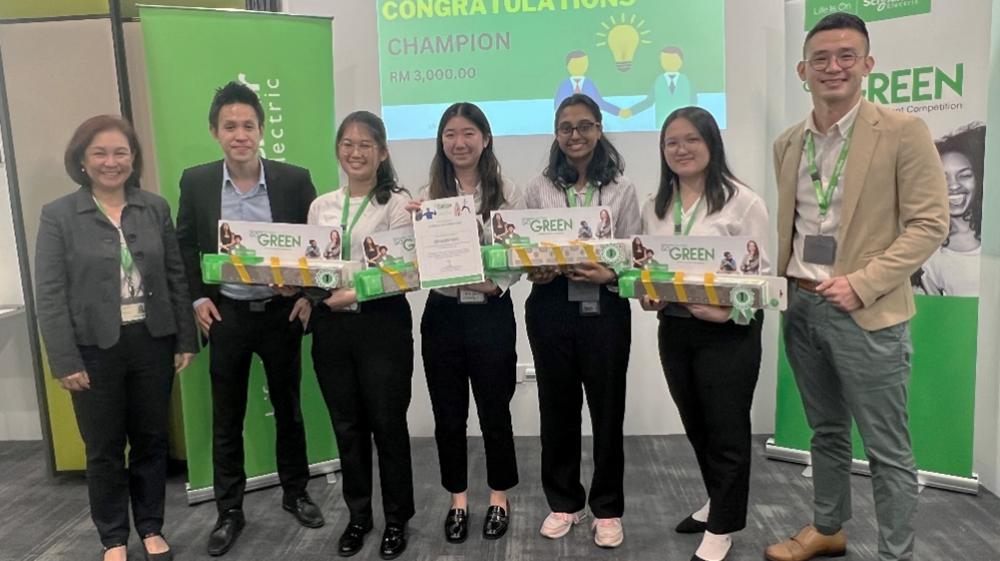 Business, Law & Psychology students are representing Malaysia in the Schneider Go Green 2023 Regional Finals