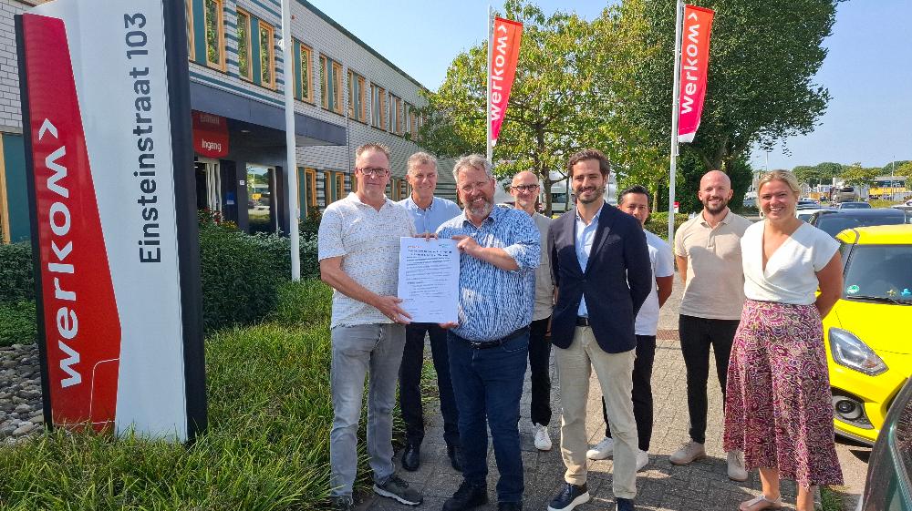 Werkom en  Schneider Electric tekenen nieuwe partnerovereenkomst