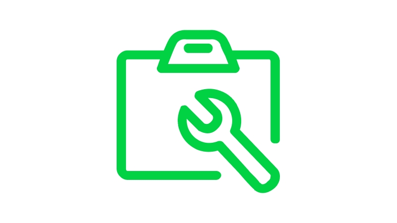 Maintenance icon green