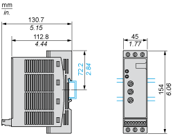 ATS01N222RT - Sanftanlasser für Asynchronmotor, ATS01, 22A, 440-480V