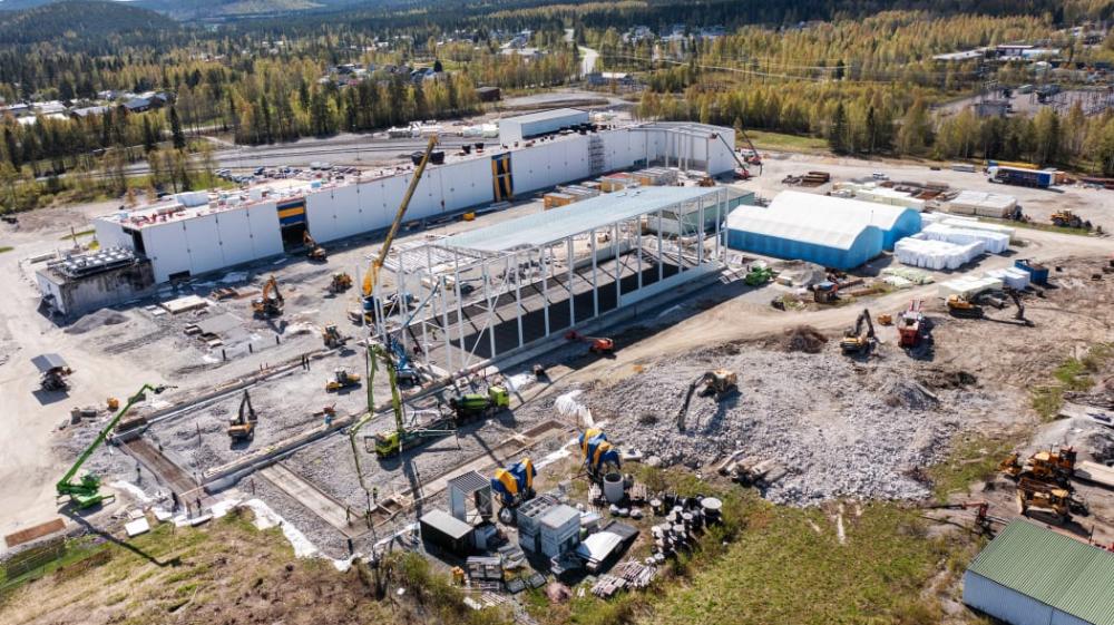 Schneider Electric och Polarbröd utökar samarbetet när nya bageriet i Älvsbyn växer fram