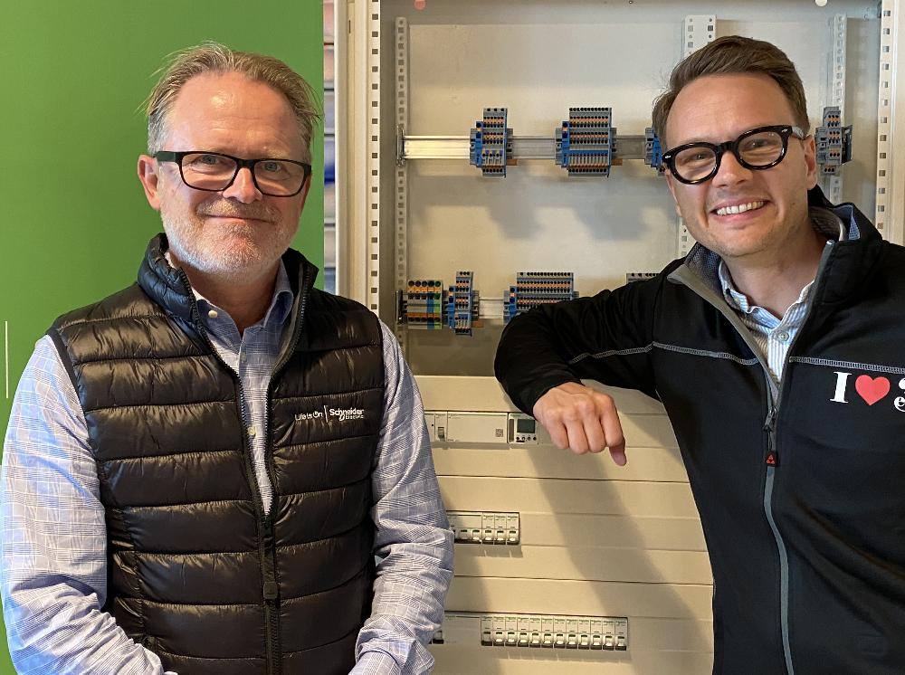 Jakob Ros Schneider Electric och Joakim Bengtsson e3 Control