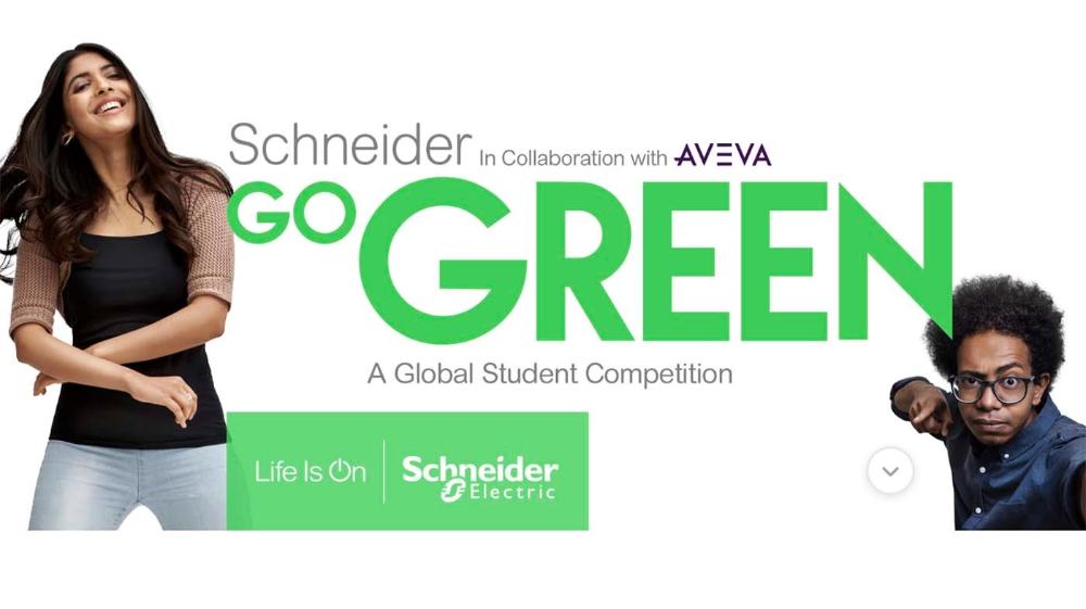 Schneider Electric efterlyser bidrag från Sverige till studenttävlingen Go Green