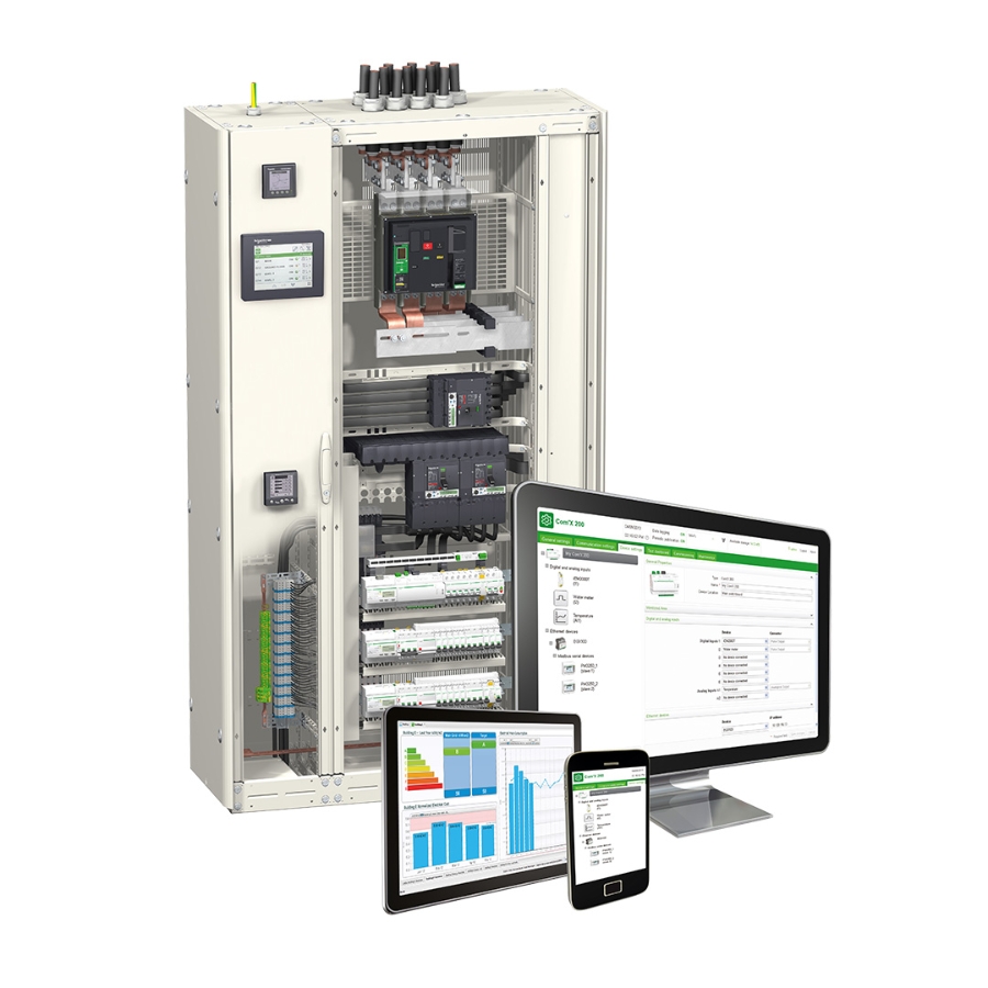 Schneider Electric product image, energy efficient smart panels