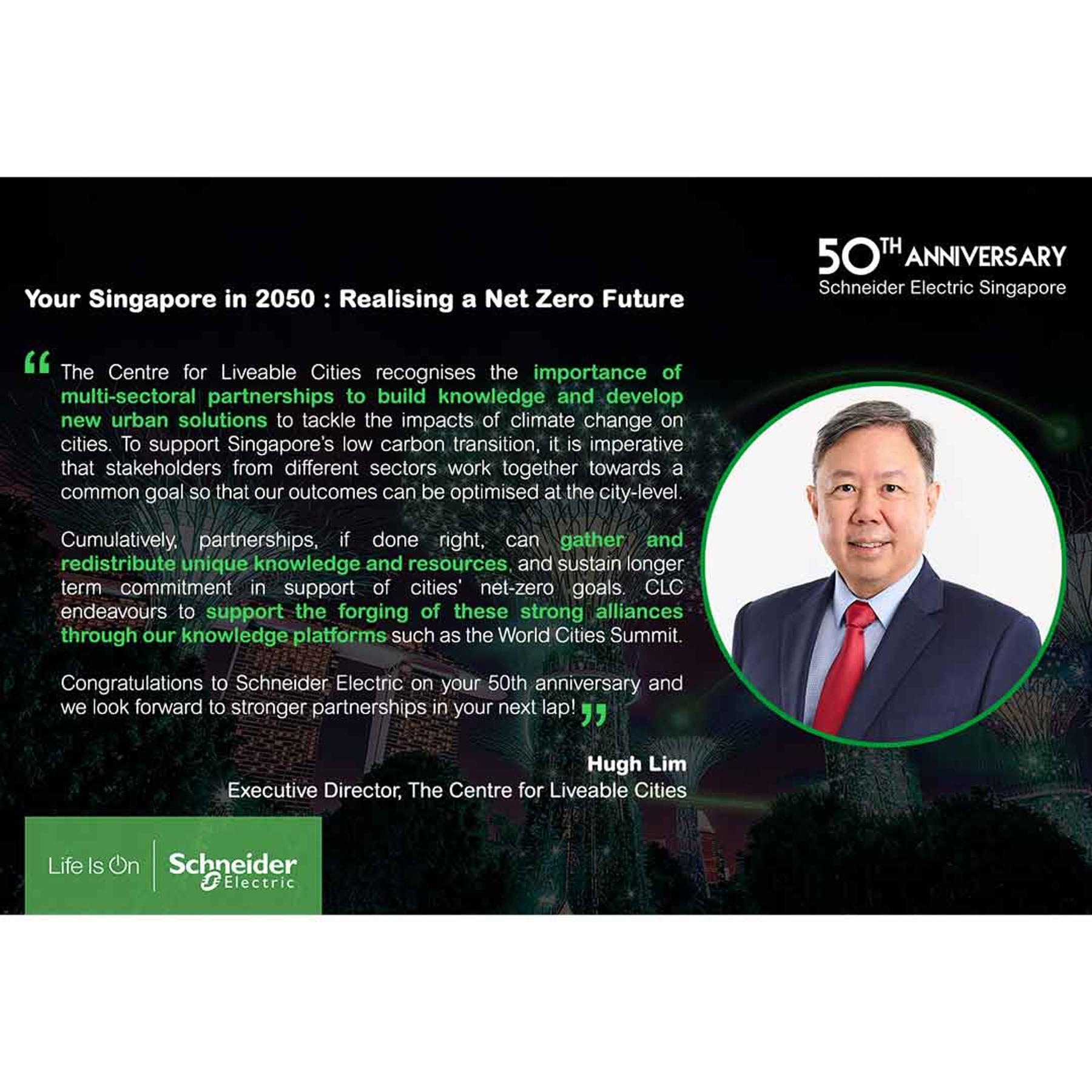 Singapore Green Plan 2030 | Schneider Electric Singapore