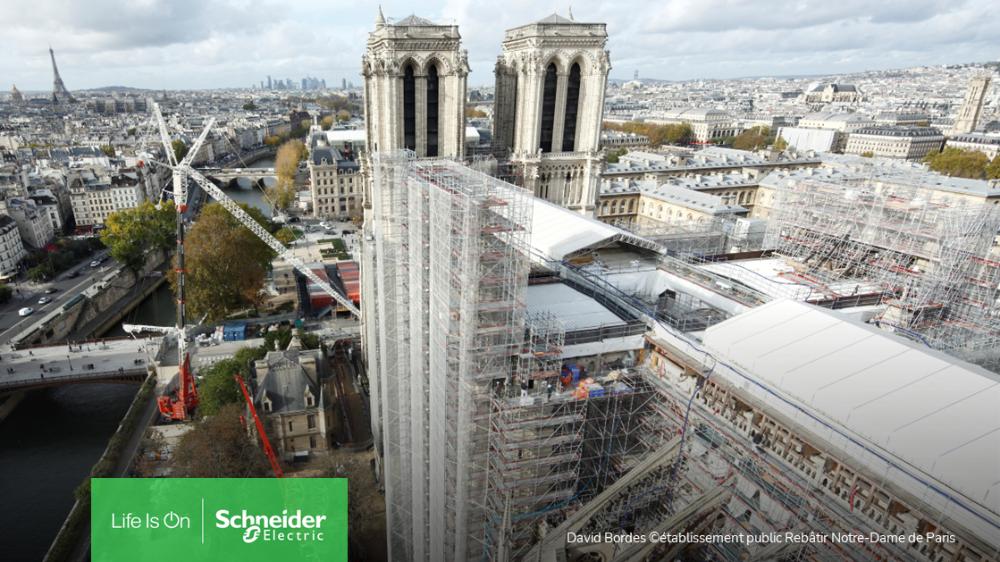 Schneider Electric бере участь у реставрації собору Паризької Богоматері