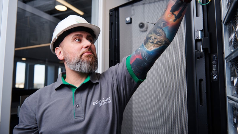 Image showing Schneider Electric employee Ted at work