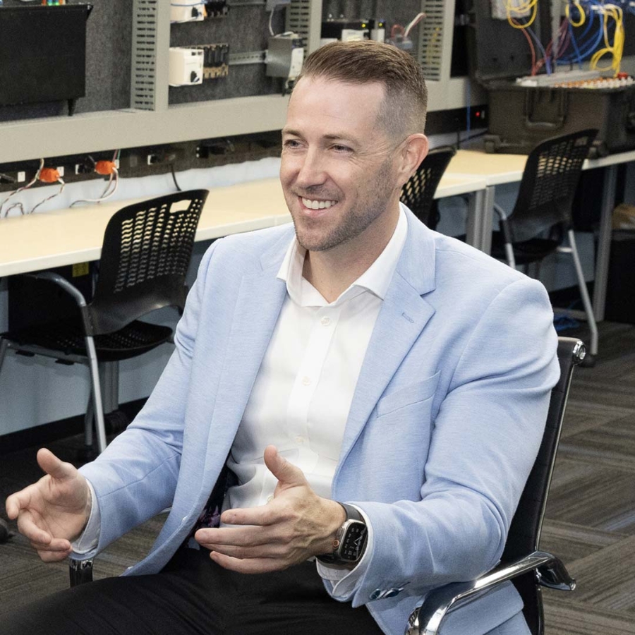 Interview photo of Luke Stephenson CEO of Enterprise Automation