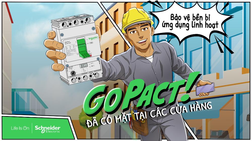 Schneider Electric ra mắt GoPact MCCB - Cầu dao tự động bảo vệ thiết bị điện trong phạm vi toà nhà nhỏ và trung, thúc đẩy xu hướng tiêu dùng bền vững