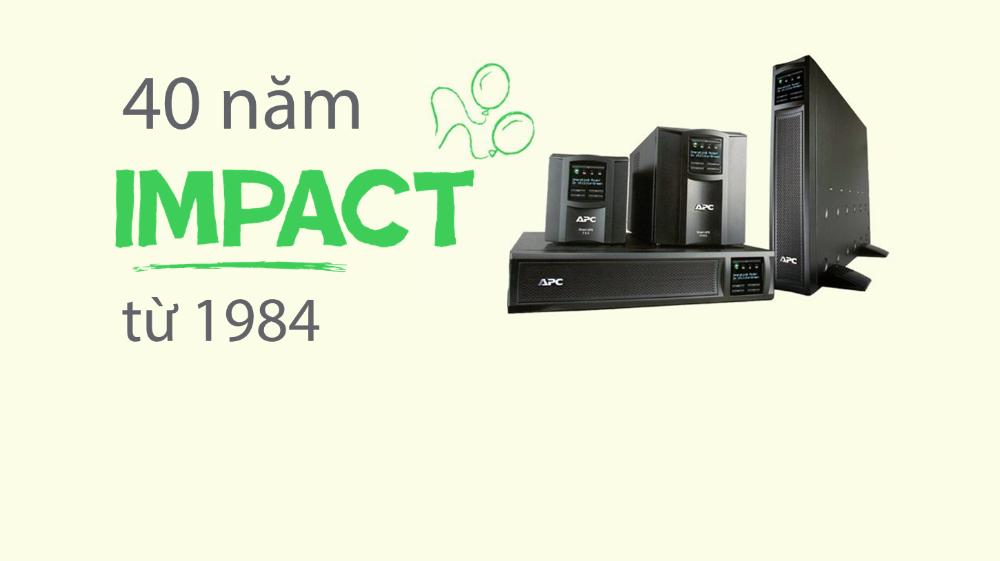 40 năm ra đời APC UPS đầu tiên: Dấu son trên hành trình đổi mới sáng tạo bền vững