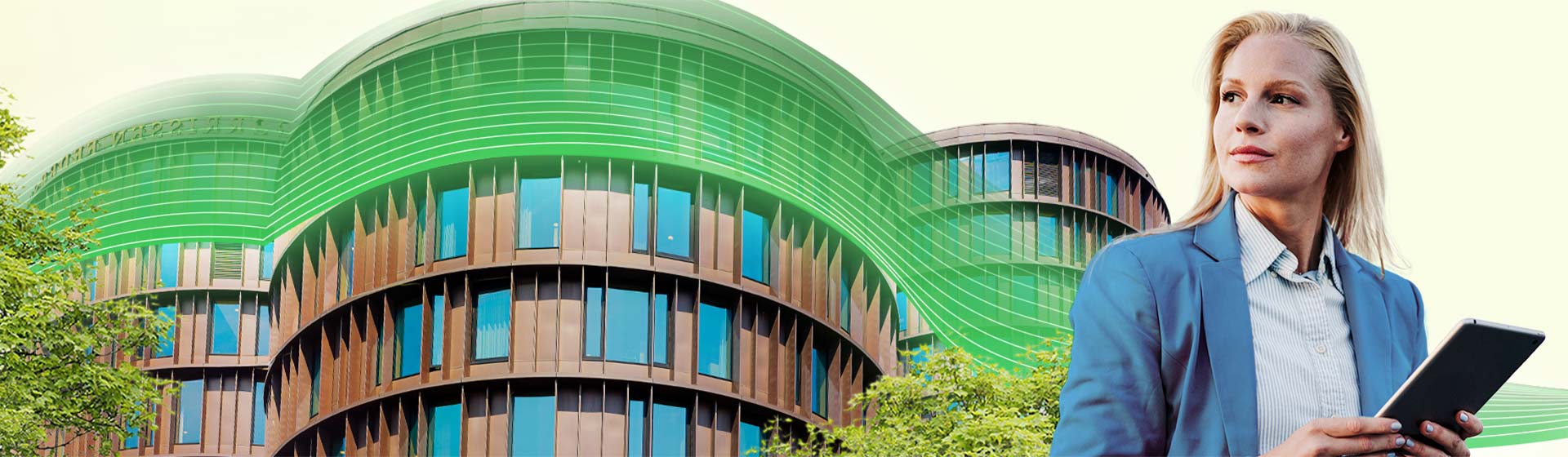 A building with green roof