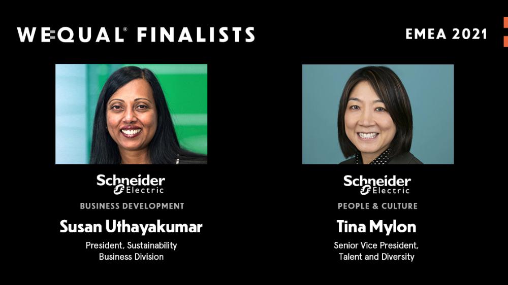 WeQual Awards recognizes two Schneider Electric women leaders for their contributions to business