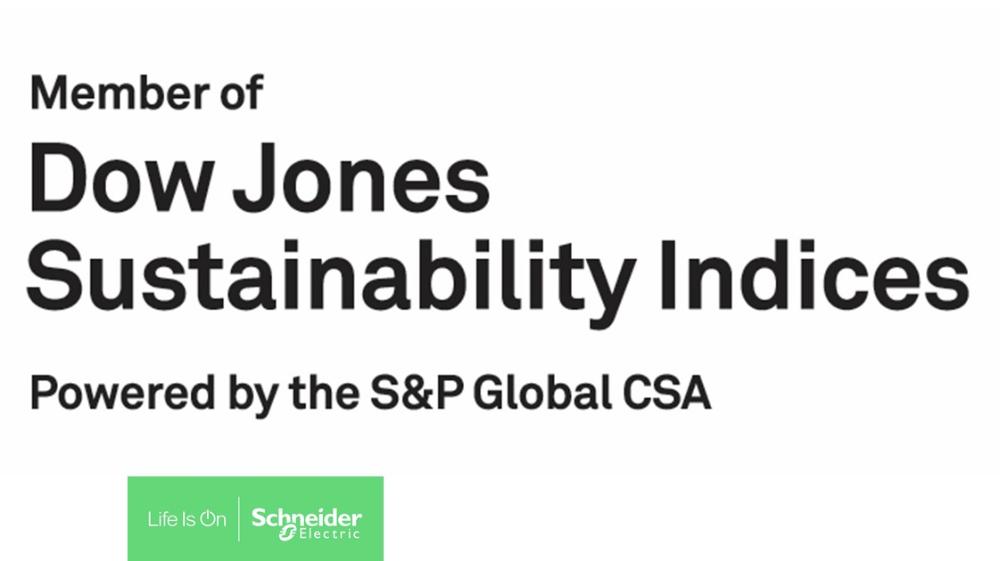 Schneider Electric’s sustainability leadership recognized for the 11th year in a row by Dow Jones Sustainability World Index