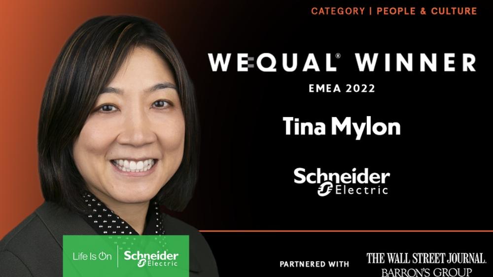 Schneider Electric’s Tina Mylon wins WeQual’s People and Culture Award