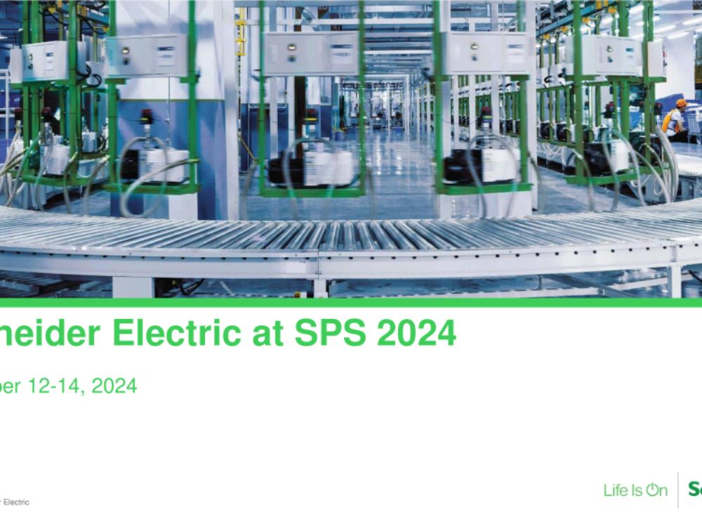 Schneider Electric at SPS 2024 - Press Kit