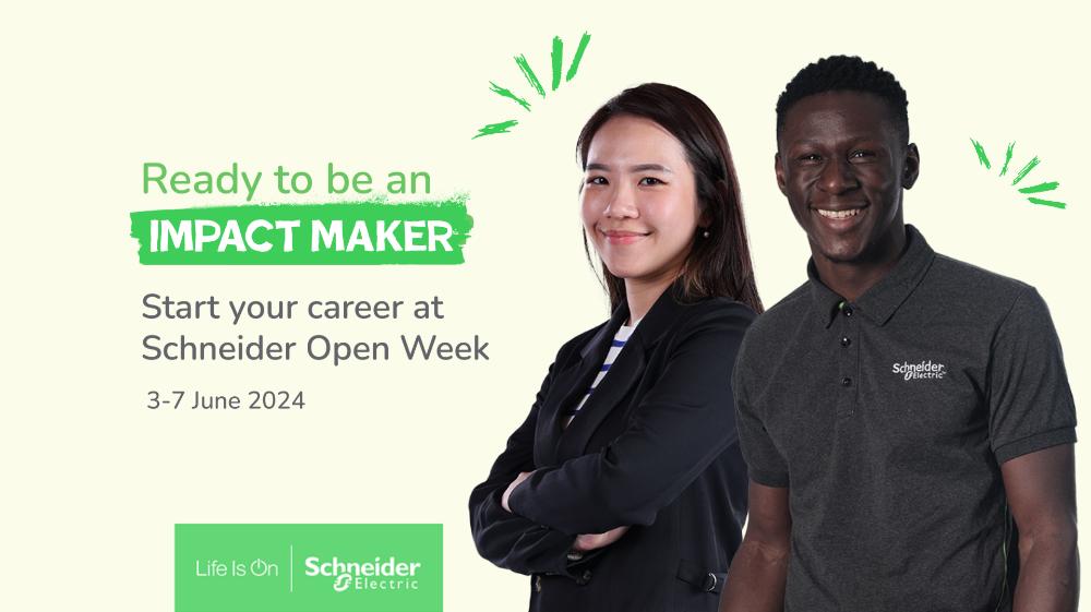 Schneider Electric announces inaugural Global Virtual Open Week – aimed at students, graduates and early-careers professionals